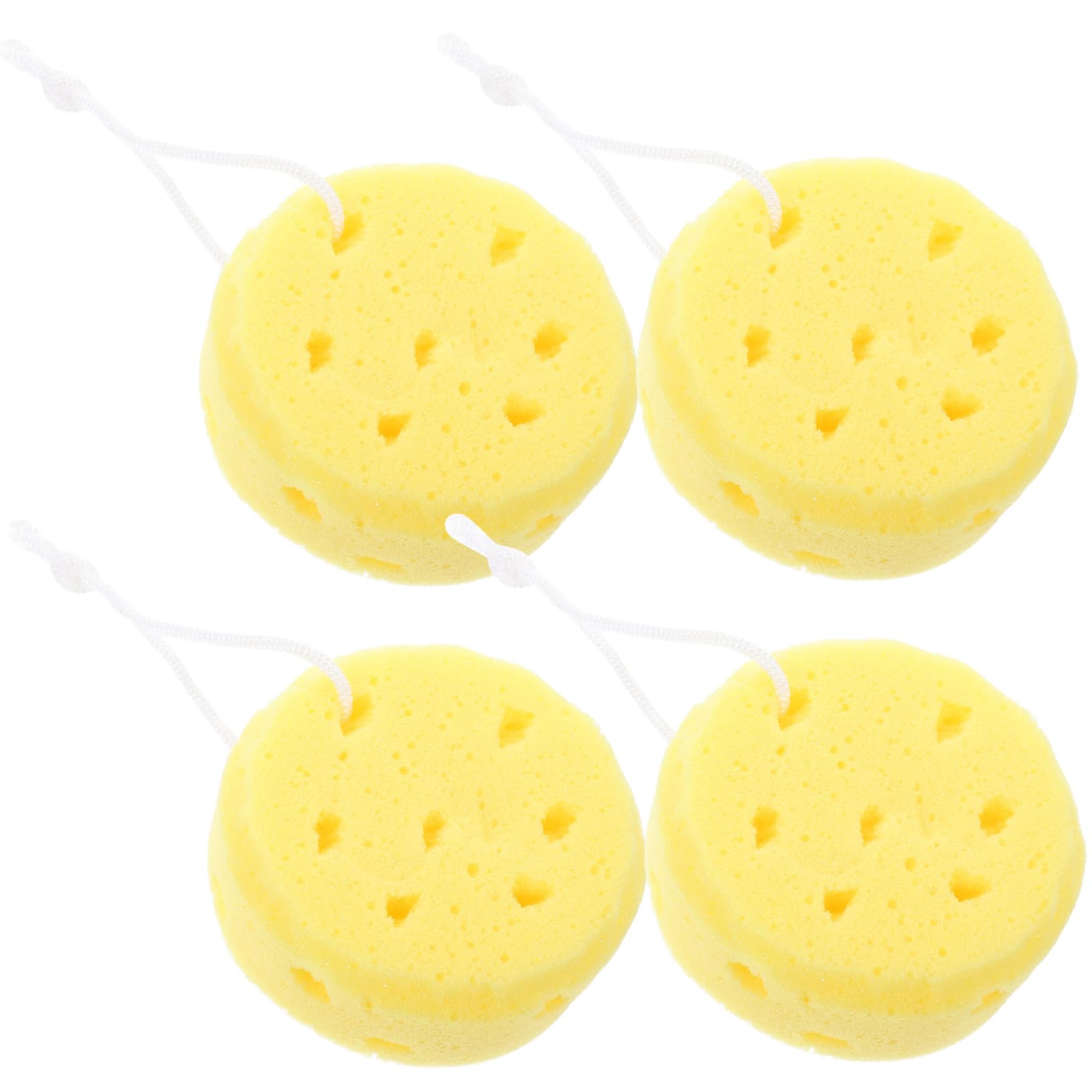 Beaupretty 12piezas Esponja De Baño Esponja Exfoliante Para Estructura De Panal Alta Absorción De Agua Para Limpieza Diaria Del Cuerpo Accesorios Esenciales De Baño