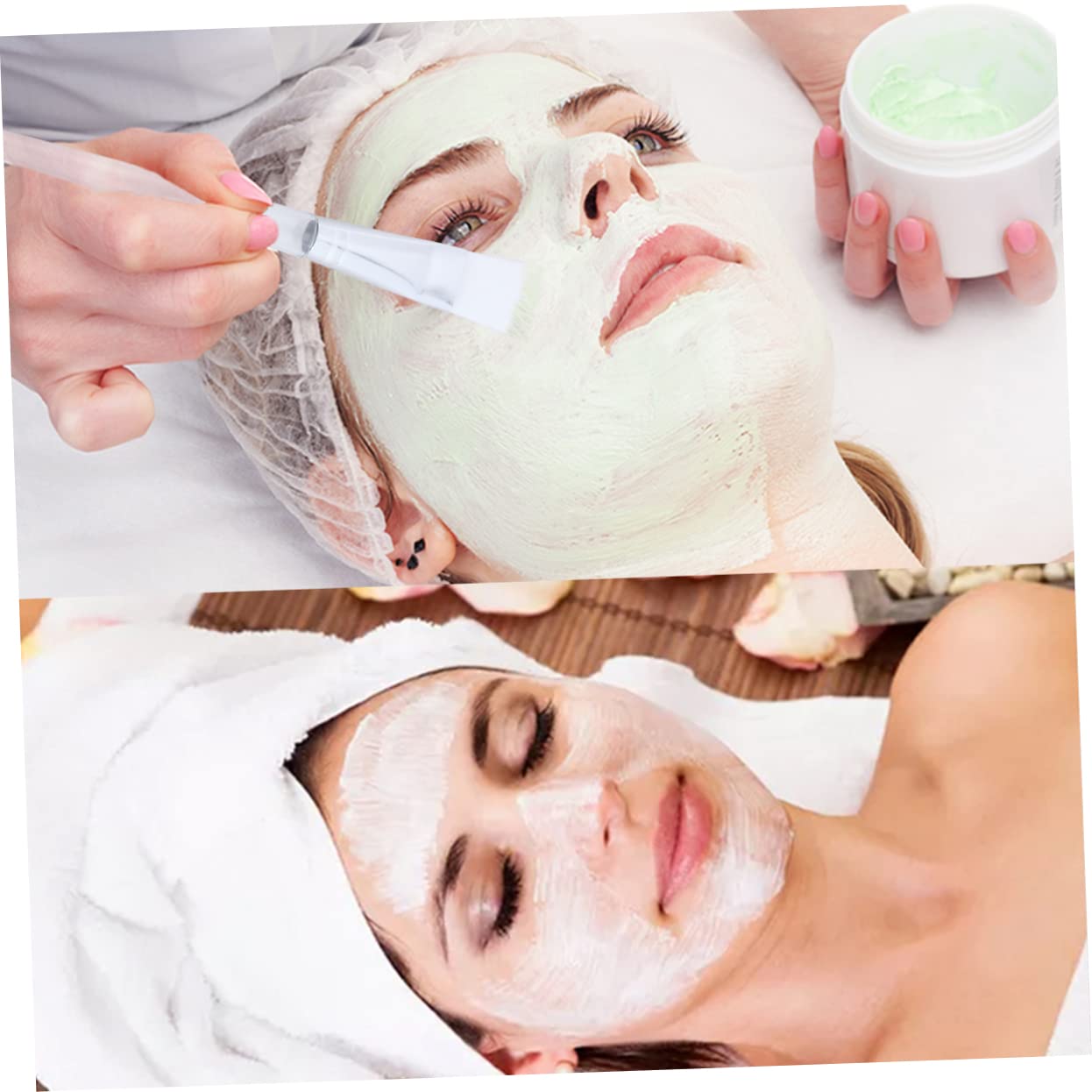 POPETPOP 192stücke Transparent Crystal Rod Gesichtsmaske Pinsel Professionelle Applikatoren Für Masken Peelings Und Langlebig Und Komfortabel Anwendung