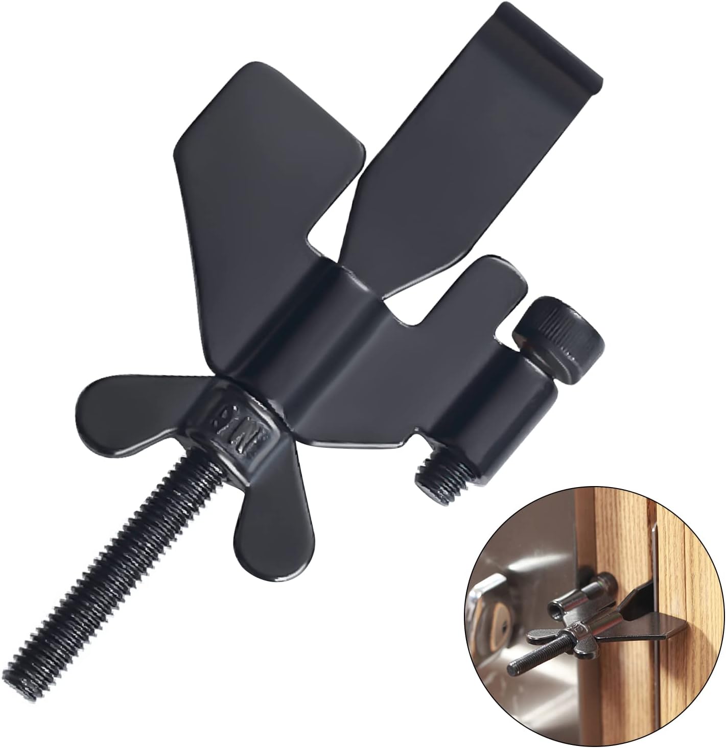 Privacy Safety Door Lock Upgraded Portable Door Lock 3 in 1 Security Door Lock Portable Door