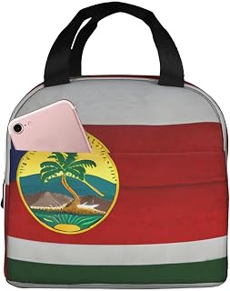 Hawaii flagga amerikansk tryck lunchlåda vuxen för kvinnor män återanvändbar isolerad lunch tygväska för arbete picknick