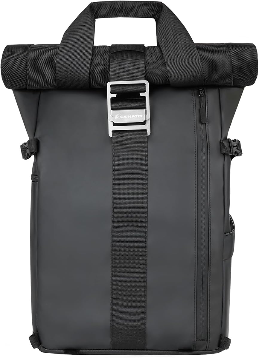 Camera Backpack Waterproof Camera Bag Satchel for Photographer DSLR SLR Mirrorless with Laptop Compartment and Rain Cover