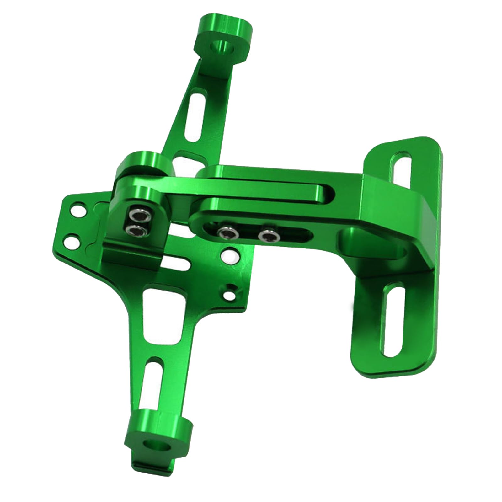 Telaio per targa in alluminio con luce a LED integrata Elegante portatile moto regolabile in alluminio staffa per licenza