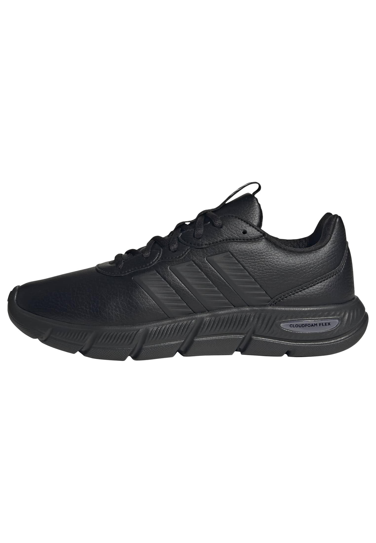 adidas Women's Cloudfoam Flex Laces Shoes, core Black/Carbon/Grey Three, 9 UK