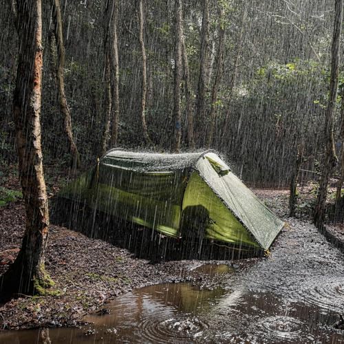 Night Cat Ultralight Tunnel Tent: Waterproof Lightweight 1-Person Backpacking Tent for Outdoor Camping and Hiking with Double Layers Aluminum Poles and Footprint - Image 3