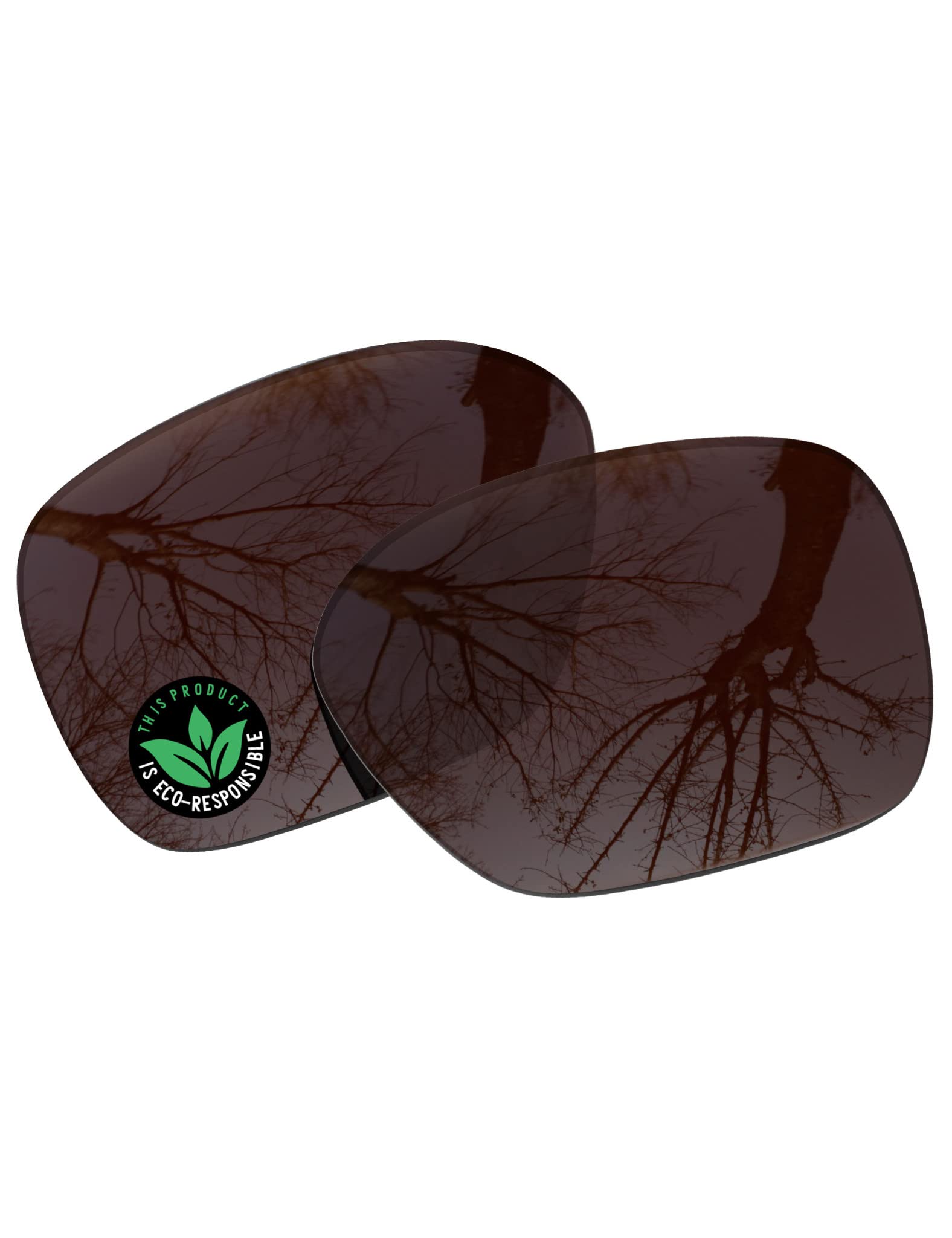 Raydi Lenti di ricambio in policarbonato e naselli per occhiali da sole Oakley Proxy OO9312, colore: marrone ambra, polarizzate