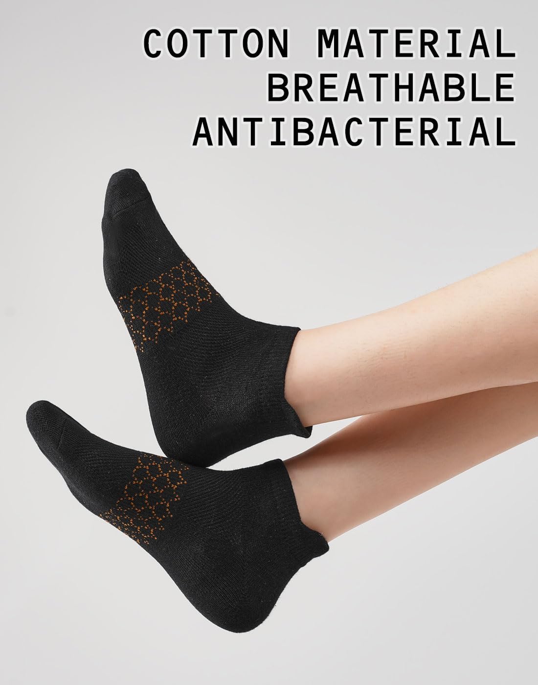 10 Pairs Womens Ankle Socks Cotton Athletic Casual Low Cut Socks for Women With Tab - Image 4
