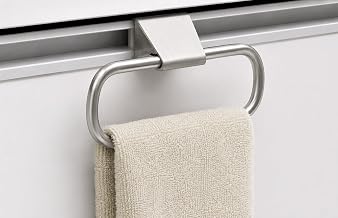 Takara Standard Rail Pull Towel Hanger TK Towel Ring KIC 41893717 Silver Metal