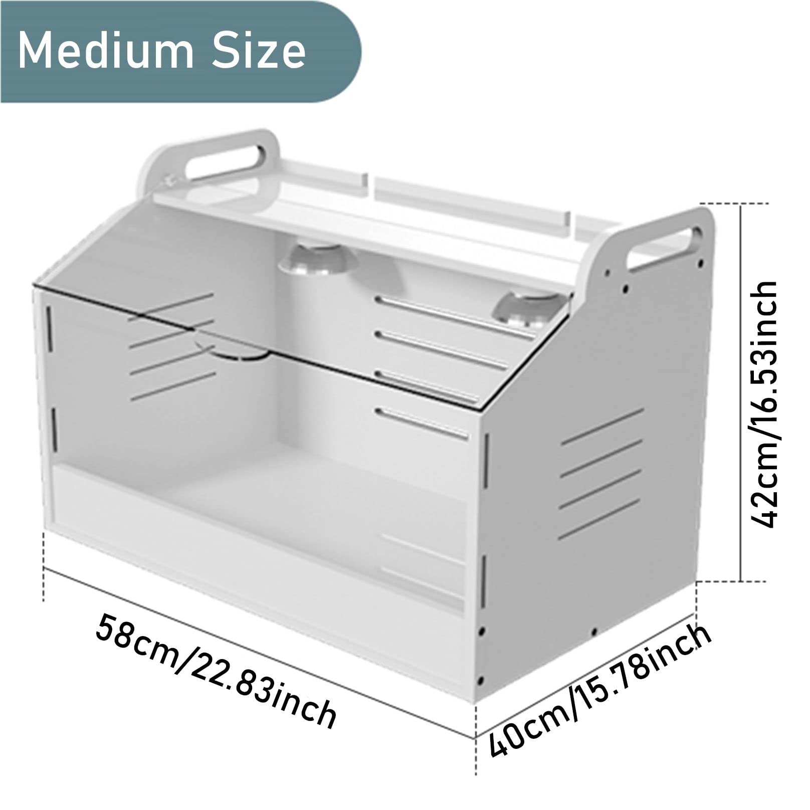 Cikonielf Incubateur de poisson Boîte d'élevage de réservoirs de poissons d'aquarium Incubateur
