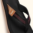 YOHO Snooze Orthopedic Slippers for Men | Soft Footpharma Footbed | Stylish Lightweight Flip Flops | Anti-Skid Chappals for Everyday & Comfort | Classic Black - UK 7 gallery image