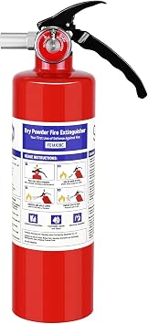 ABC Fire Extinguishers with Mount, 2.5lb 1A10BC Rated