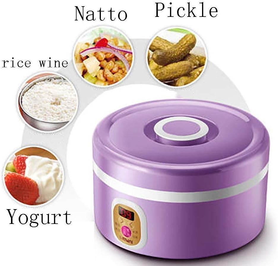 Machine with Yogurt Containers Glass Jars - Automatic Electric Easy Yogurt Machine