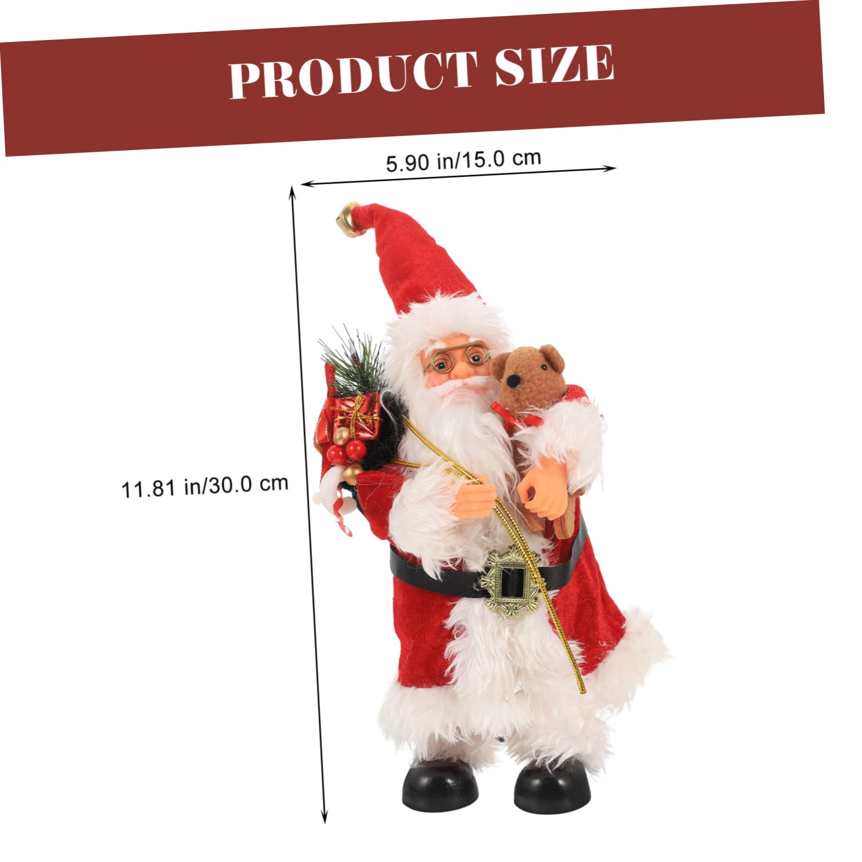 Cabilock 3 Pezzi Babbo Natale Giocattolo Fiocchi Di Neve Pupazzo Di Neve Figura Peluche Natale Caramelle Farcite Gonfiabili Figurine Ornamenti Di Natale Bambola Ornamento Statua Di Natale