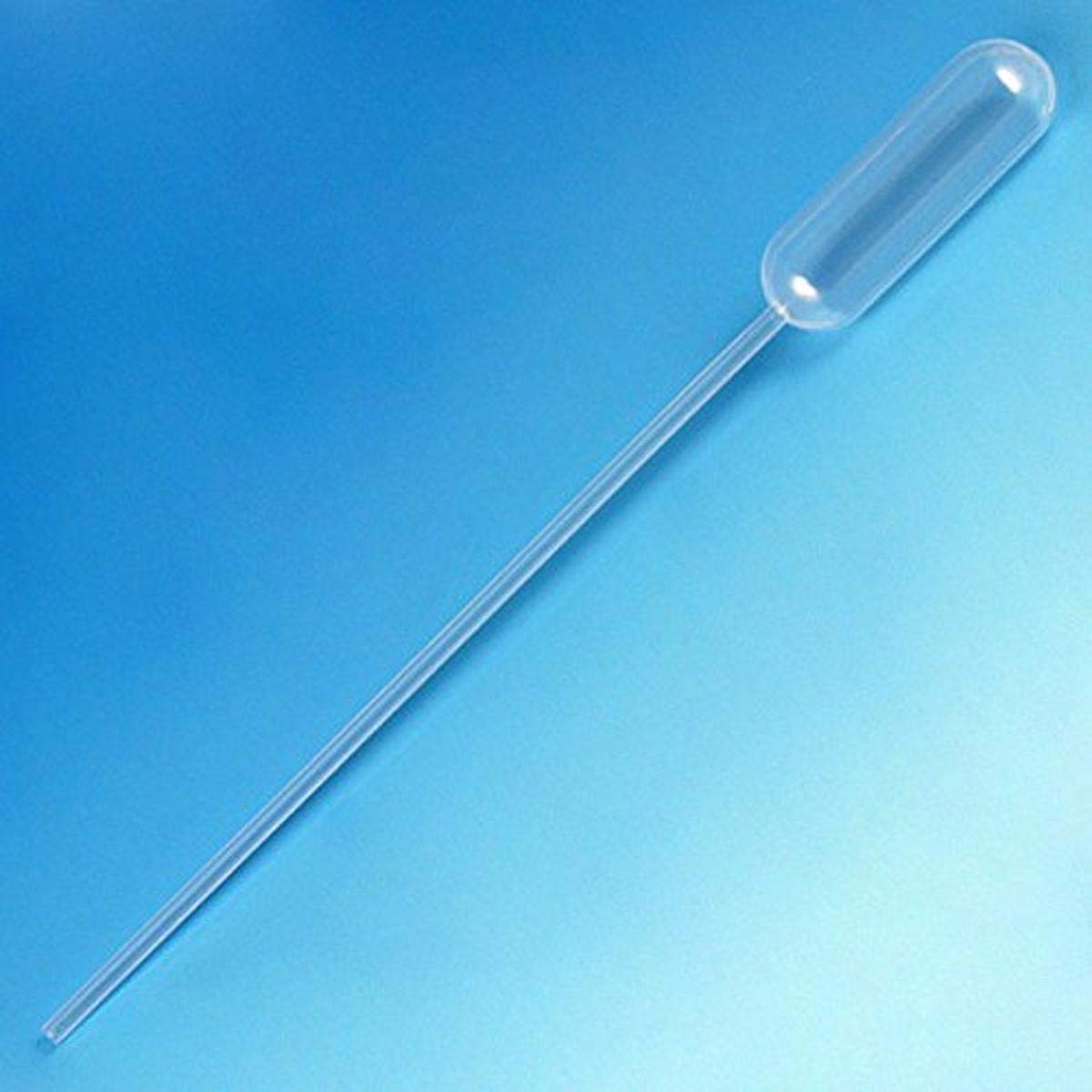 Globe Scientific 136030-500 LDPE Narrow Stem Transfer Pipet, Non-Sterile, Long Stem, Standard, 155mm Length, 4.5mL Capacity (Box of 500)