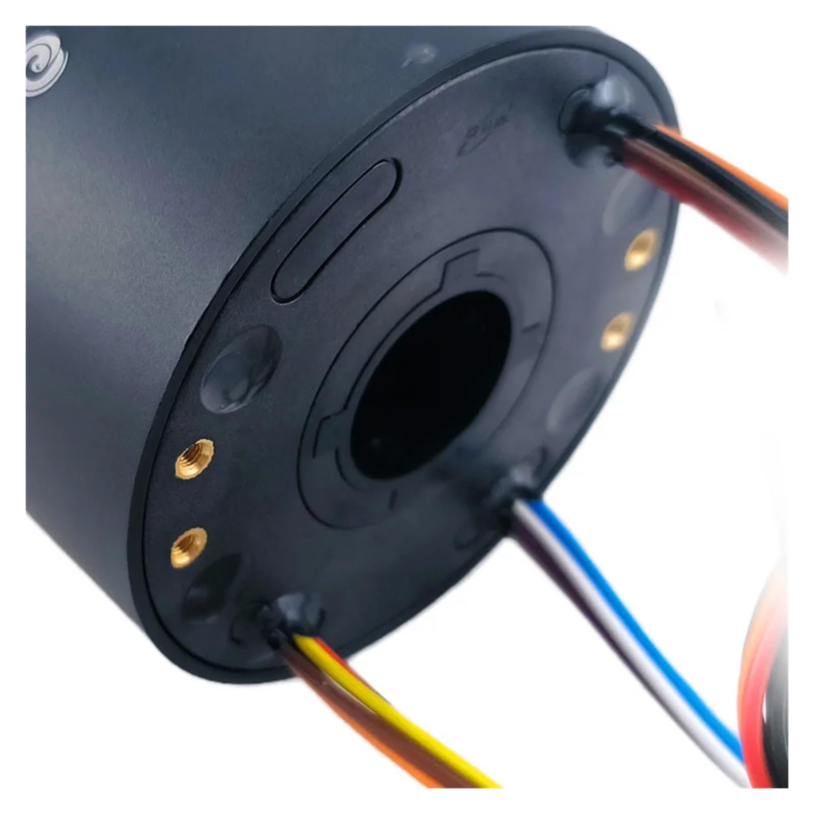 GK2586-18P05 Connecteur électrique rotatif à bague collectrice conducteur avec trou traversant 18 voies, joint rotatif électrique à anneau conducteur