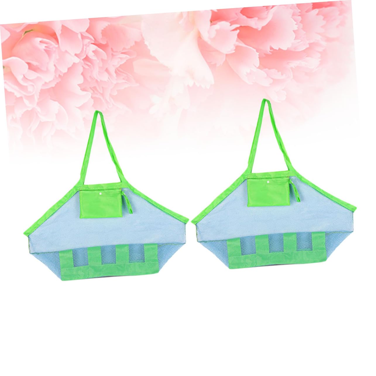 UPKOCH Bolsa De Mano De Malla De 6 Piezas Bolsa De Juguetes para Arena Juguetes para Exteriores Mochila De Malla para Playa Bolso De Mano para Playa Bolso De Playa para
