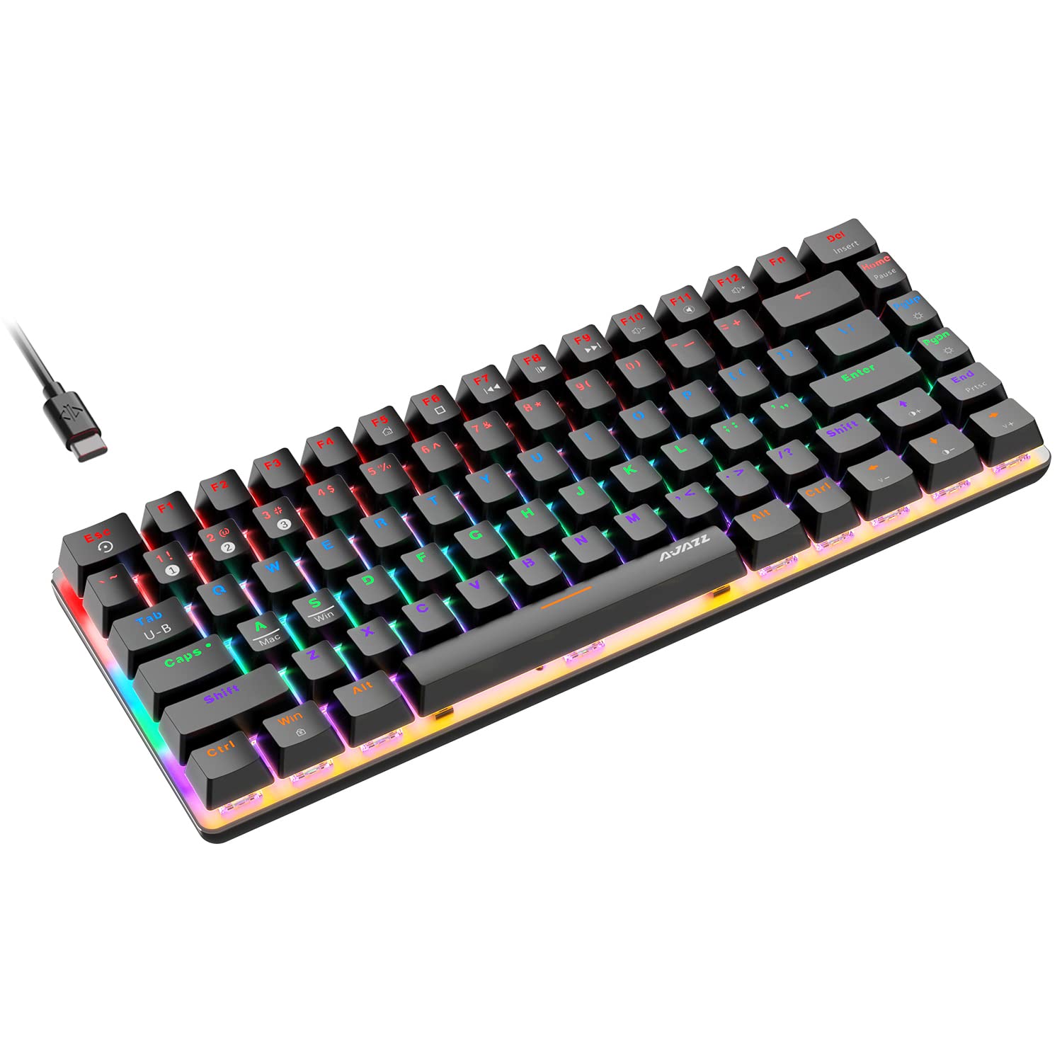 Buy FELiCON AK33 80 Percent Gaming Mechanical Keyboard, TKL Wireless