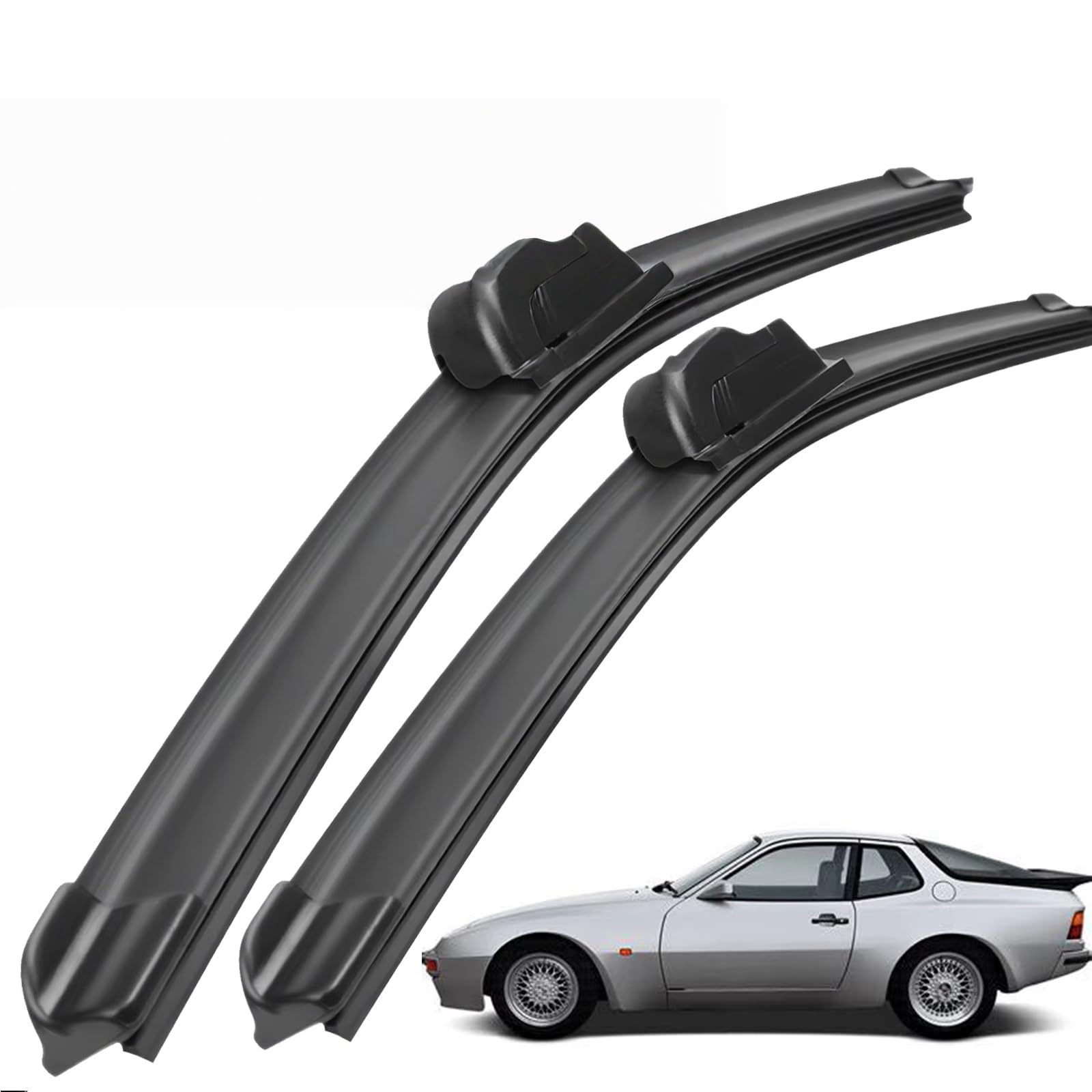 Balais d'essuie-glace Porsche 944 anti-bruit pluie essuyage sans traces avant