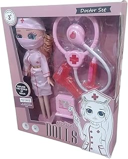 Gaoerjiefu Doctor Set Mediical Dolls, Assorted Colors, ld6022 boy toys, girl toys, birthday gift, Christmas gift, growth, fun, for kids.