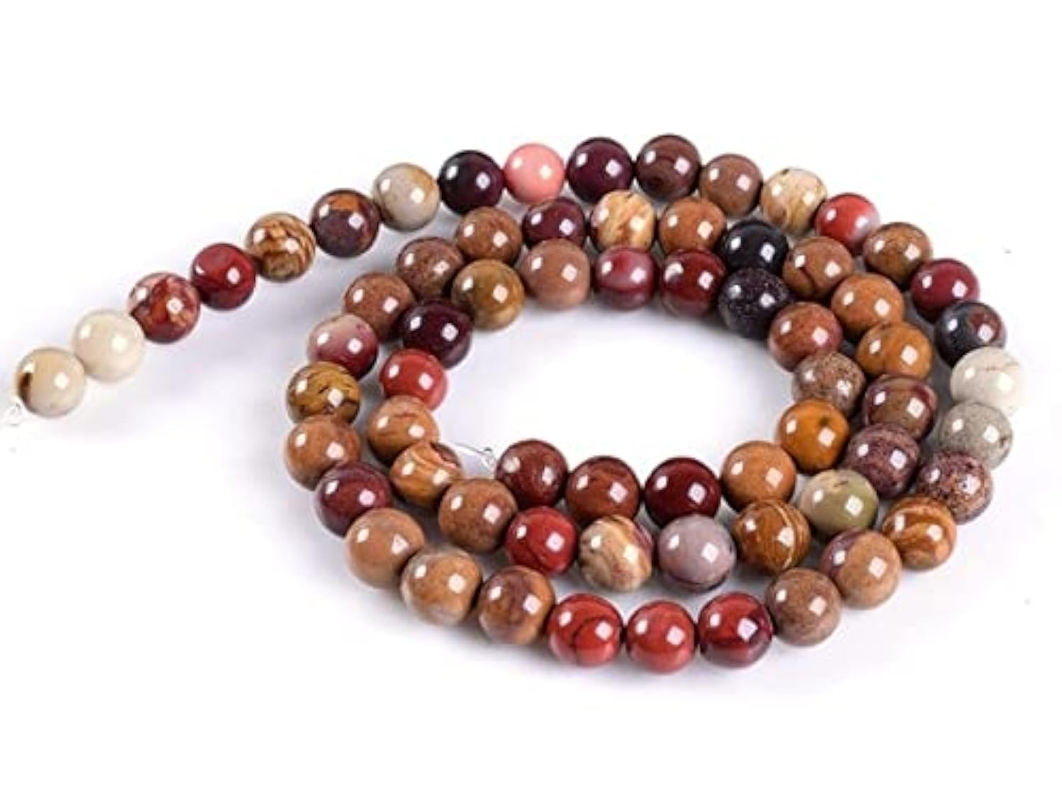 Mookaite Jasper 6mm perles pierre naturelle Sunset LKBEADS pour loisirs créatifs