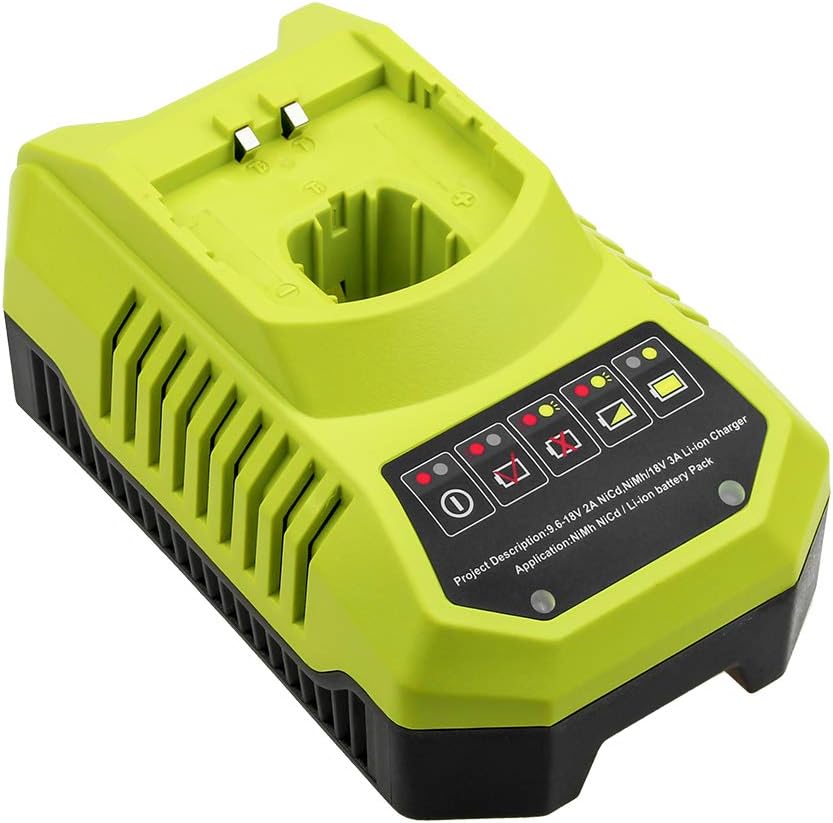 Powayup BCL14181H 9 6V 18V For Ryobi Battery Charger One Lithium Ion 