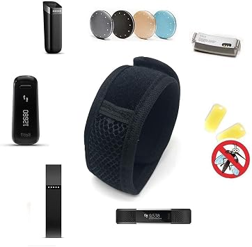 New Version Adjustable Hook&Loop Strap Armbband&Ankleband Wristband with Mesh Pouch for Fitbit Flex/2, Fitbit One, Fitbit Charge2, Fitbit Alta, Garmin Vivofit/2/3, Misfit Shine/2 (11inch)