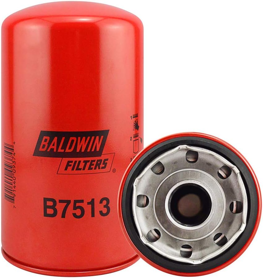 Baldwin B7513 Heavy Duty Lube Filter (4-21/32 in. O.D.)