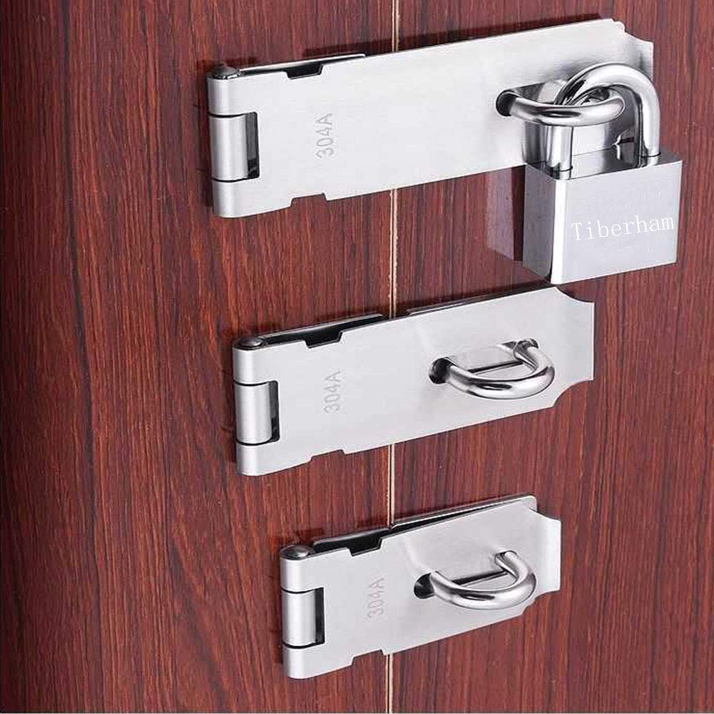 Buy Stainless Steel Padlock Hasp, Tiberham Heavy Duty Hasp and Staple