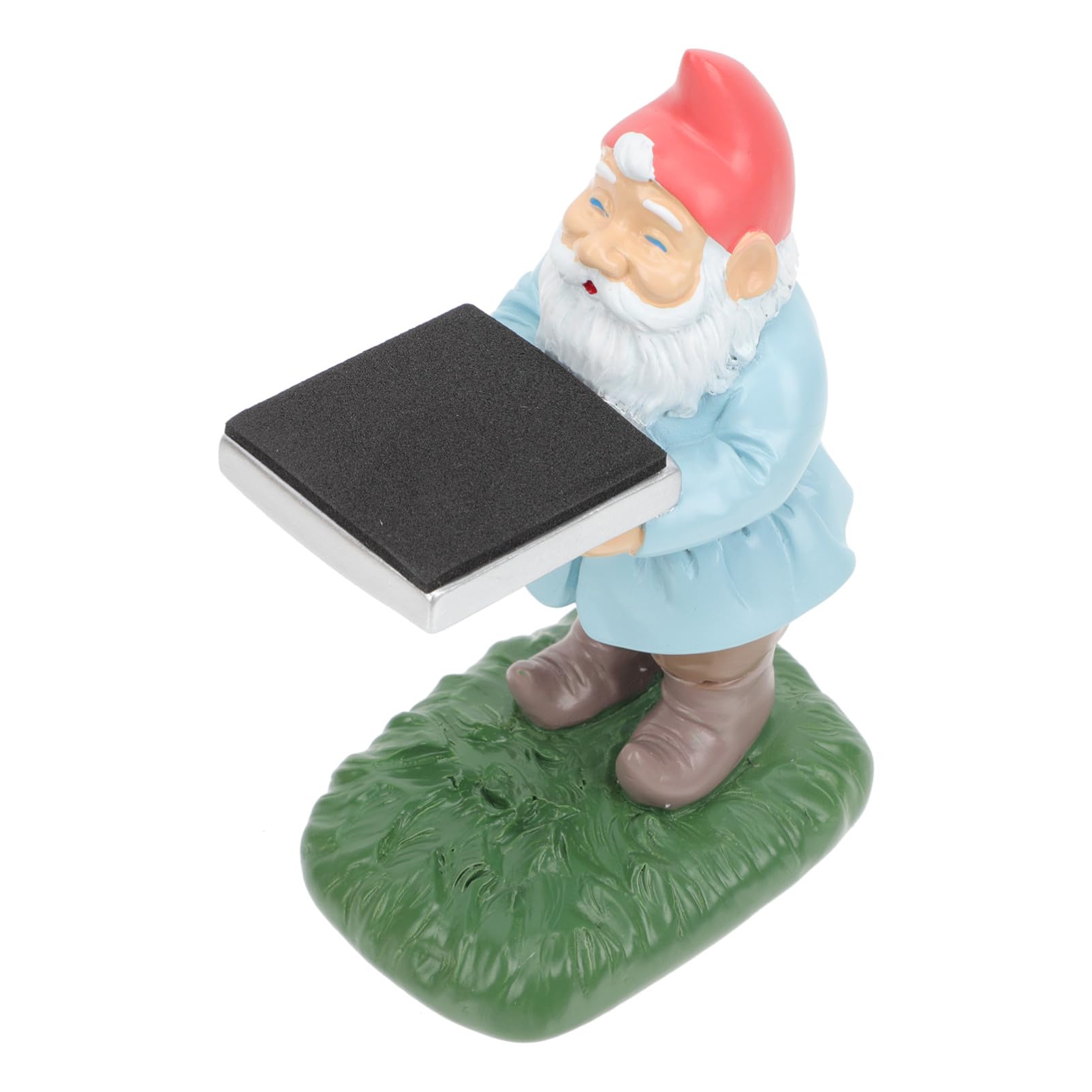 Ornement et support de bureau pour montres : statue nain résine chic