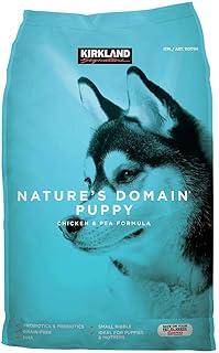 Kirkland Signature Nature's Domain Puppy Formula Chicken & Pea Dog Food 20 lb.