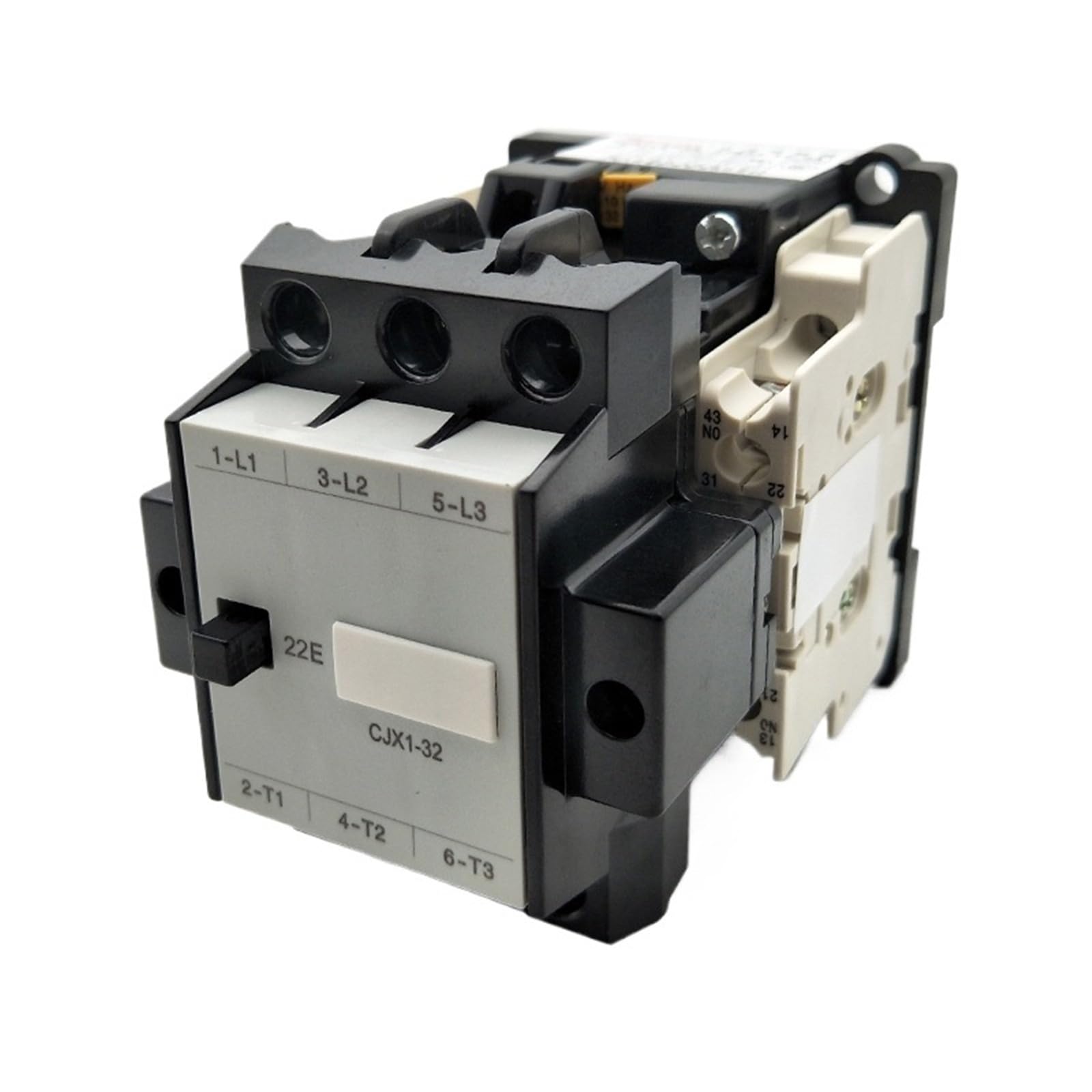 CJX1-32/22 3TB43 110V/50Hz 129V/60Hz Coil Voltage 3 Phase 2NO 2NC General Purpose AC Contactor 1Pcs