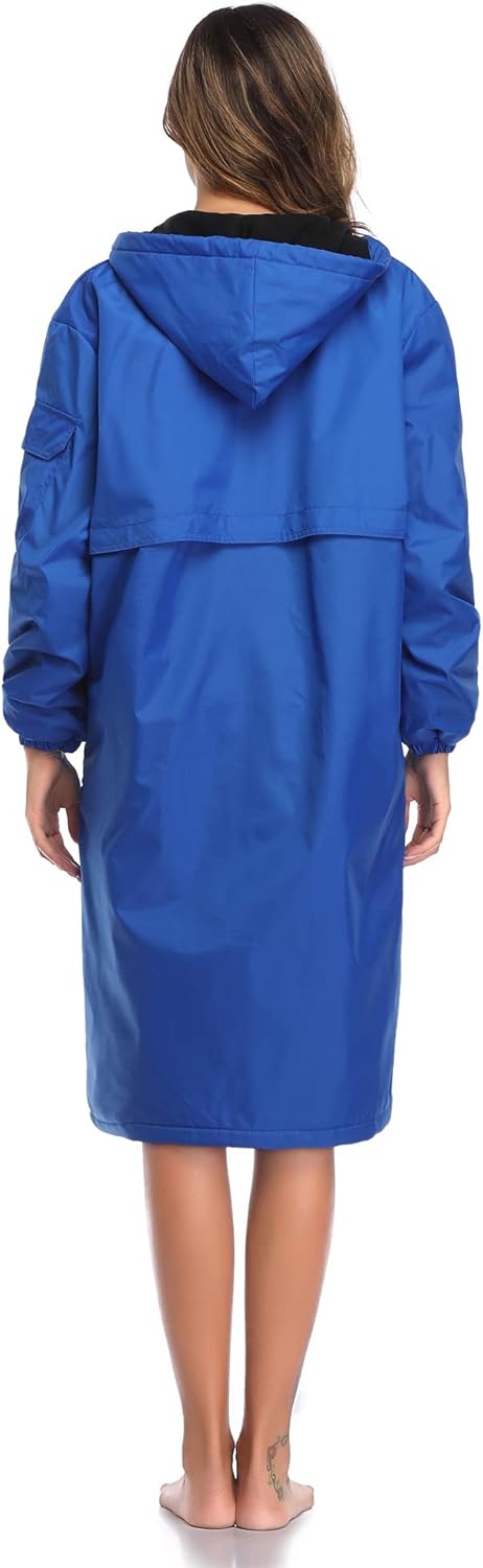 Adoretex Unisex Swim Parka Water Resistant Warm Coat Water Sports Swim Parka for Adults & Kids