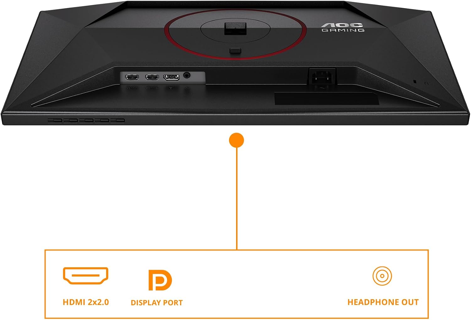 AOC 24G4ZR Gaming Monitor 24 Pulgadas 260Hz Panel Fast IPS, 1ms GtG, HDR10, Adaptive Sync, G-Sync Compatible, Altura Ajustable, (1920×1080 HDMI 2X 2.0 DP 1x 1.4) Negro 4