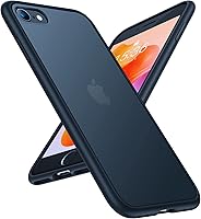 Vista 1 de TORRAS - Funda a prueba de golpes para iPhone SE 2022/iPhone SE 2020/iPhone 7, certificado de caída militar, parte trasera dura, semitransparente