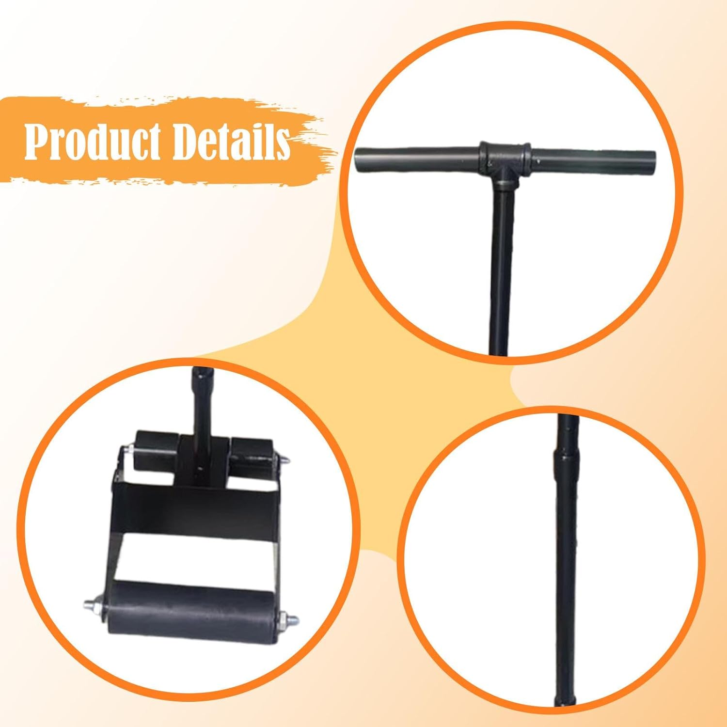 Baoblaze Floor Tape Applicators Tapes Machine Easy to Use Practical Professional Metal Tape Marking Machine for Decoration