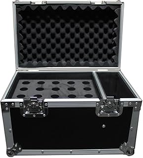 ProX XS-MIC20S ATA Flight Case for (20) Wireless Wired Microphones with Additional Storage