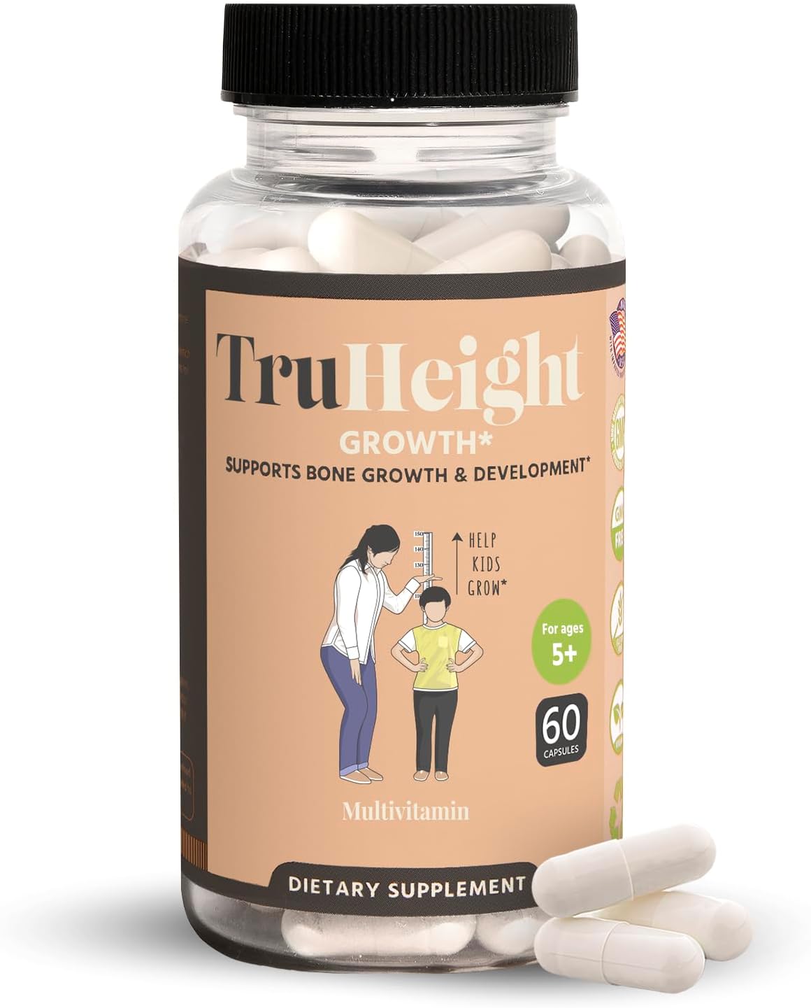 TruHeight Capsules Natural Height Growth Supplement for