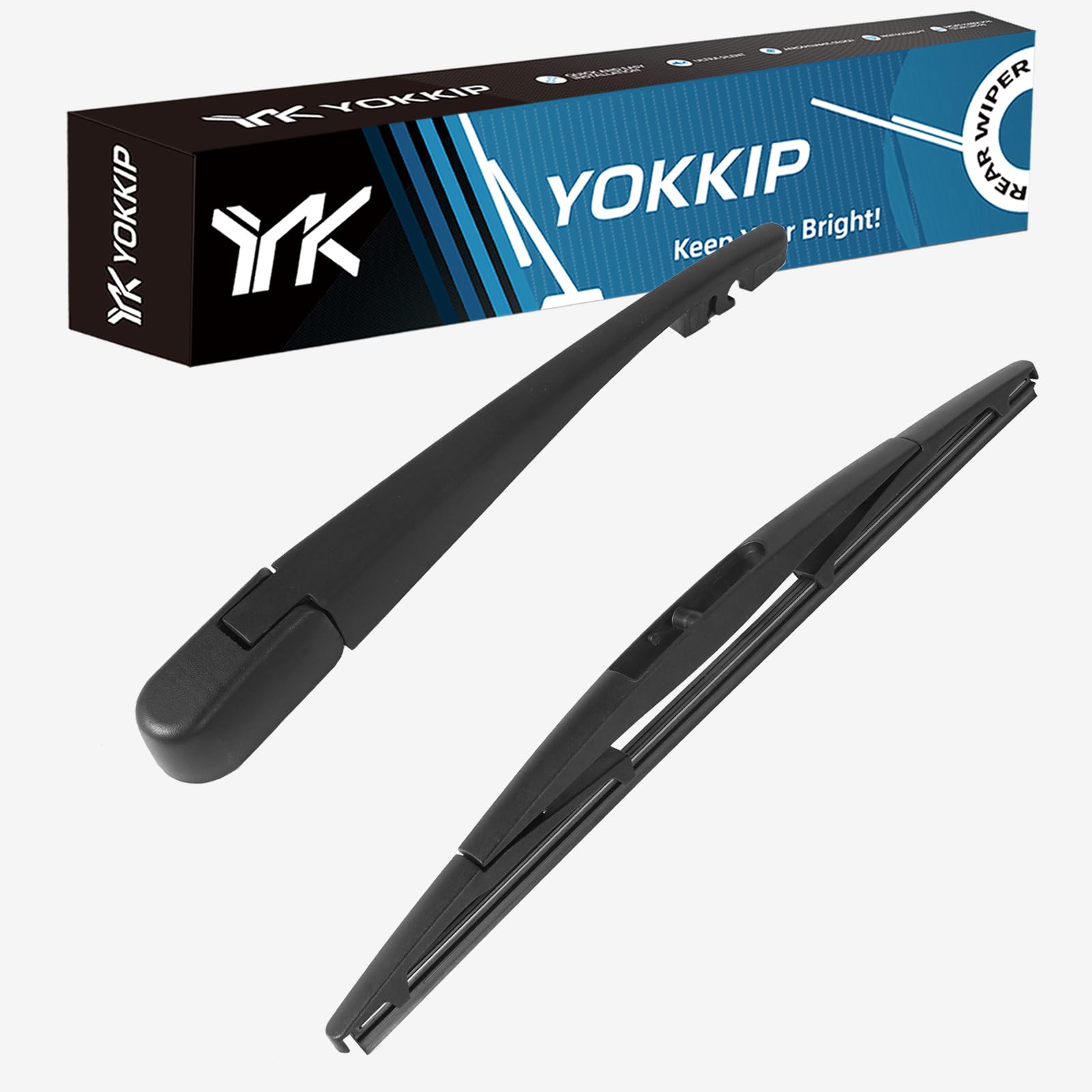 YOKKIPBack Windshield Wiper, Replacement for Honda CR-V CRV 2017-2022 Rear Window Wiper Arm Blade Cover Assembly All Season, OE:76730-TRN-H01