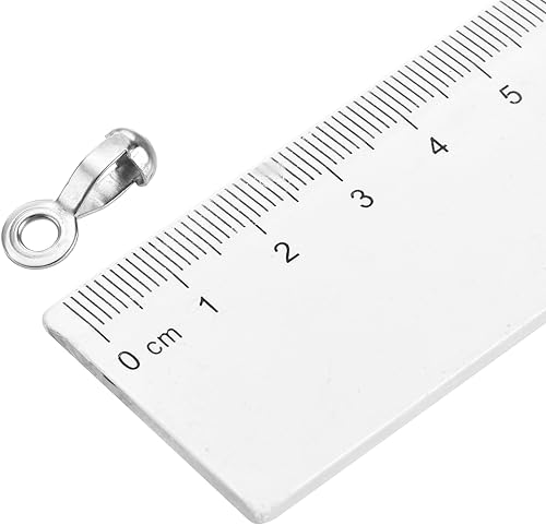 Miniatura 5 de uxcell Conector de cadena de bolas, conexión de acero inoxidable de 0.157 in y 0.177 in, paquete de 20