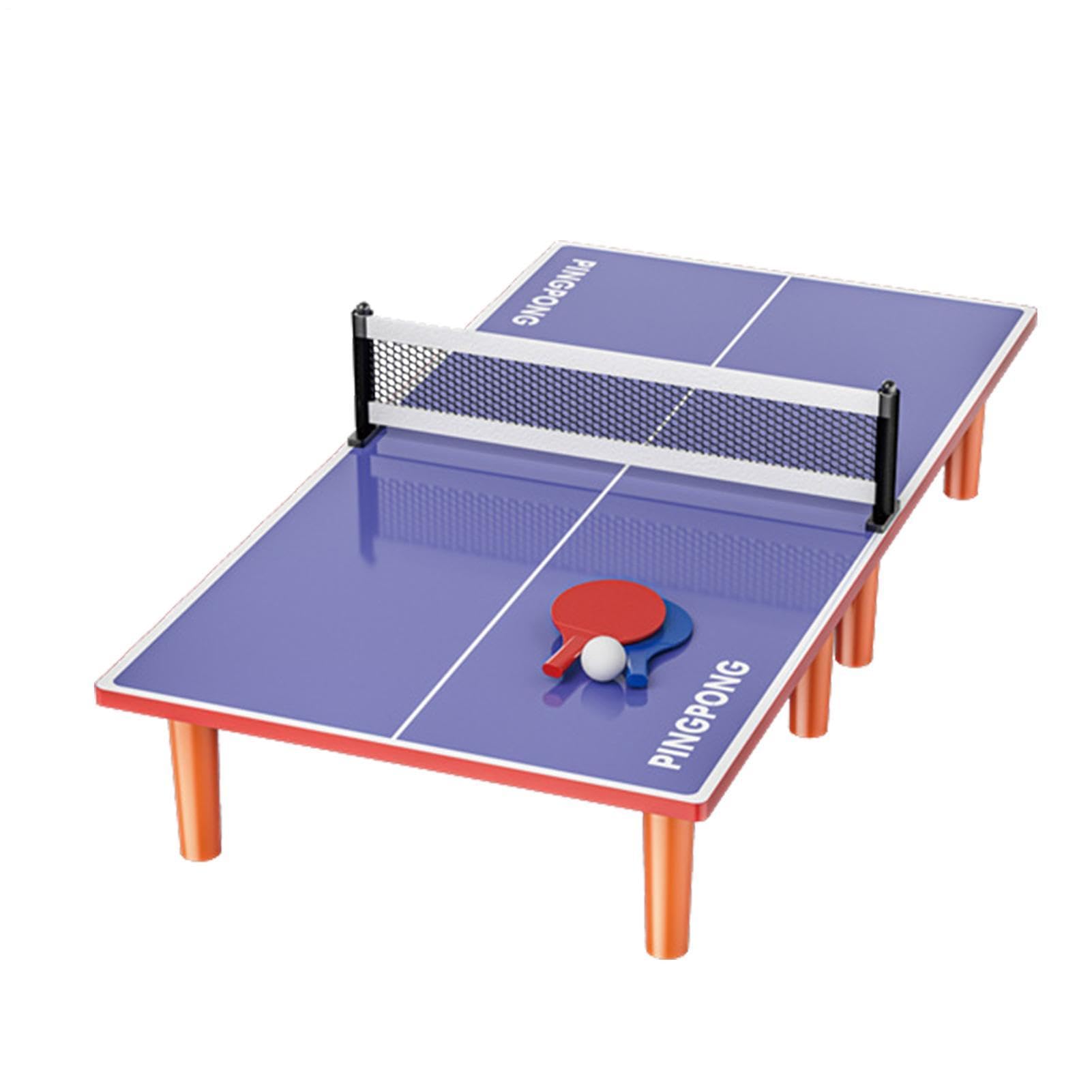 tavolo da pong portatile | tavolo da tennis da tavolo per bambini con 2 racchette e 1 palla, resistenti alle intemperie, stabili tavole da pong per bambini, adulti,