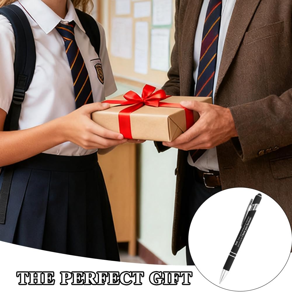 Fathers-Day Gifts for Dad Stocking Stuffers Christmas Birthday Valentines Day Thank You Thanksgiving Day Gift for Father Ball Point Pens Present for Best Dad Ever Gifts from Son Daughter - Image 6