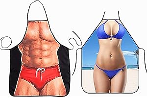 2-Pack Sexy Man Apron: The Ultimate Showstopper for Culinary Adventures