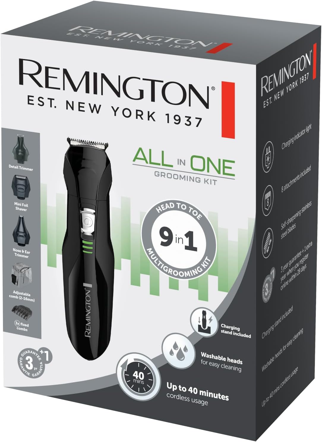 Front view of the Remington PG6020 main trimmer unit.