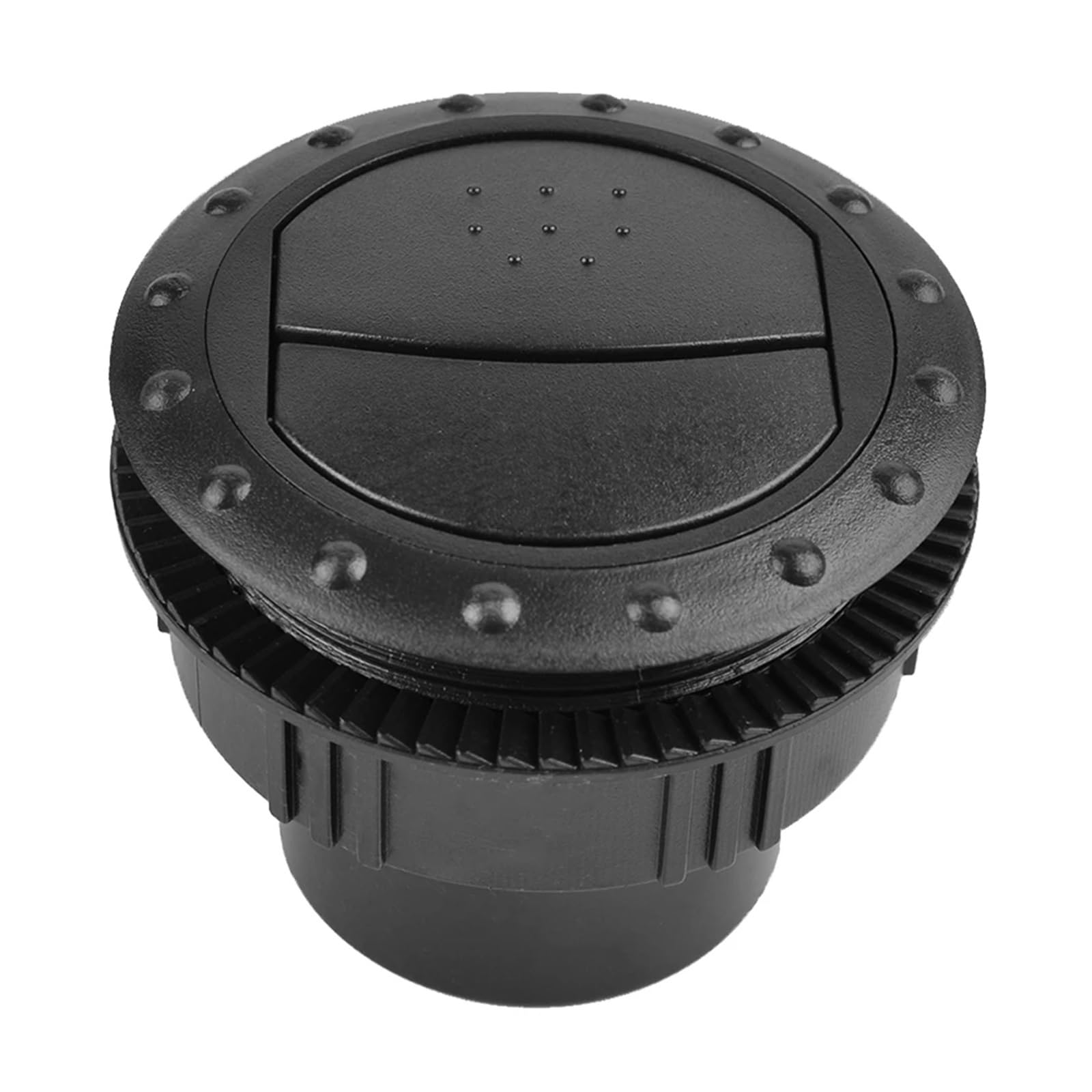 Dfgbapkbl Black Car Heater Outlet Air Vent 60Mm Abs Car A/C Vent Air Outlet Open Rotating Interior Round Ceiling