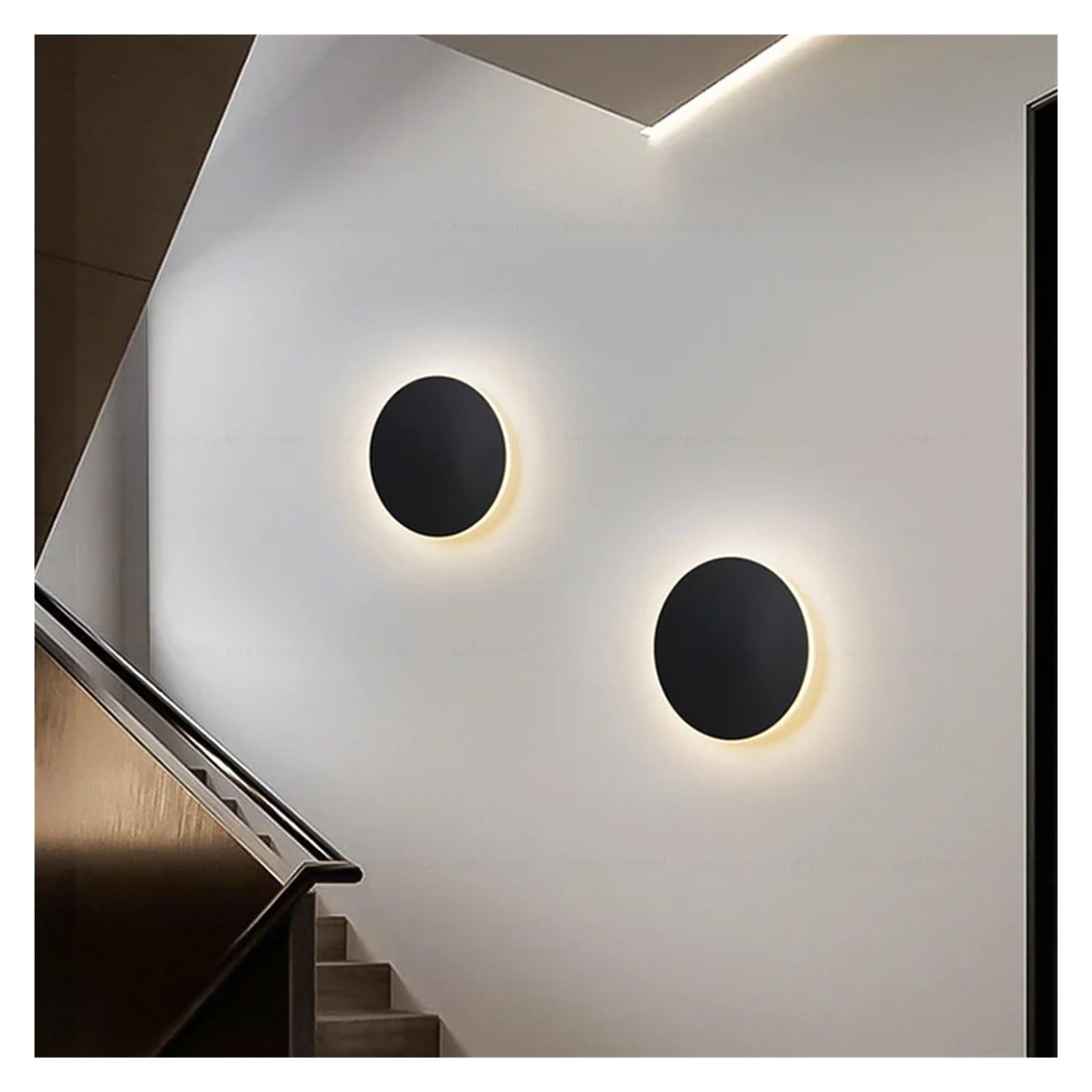 Lampa ścienna LED z przełącznikiem, lampka nocna do sypialni, oświetlenie schodów wewnętrznych, materiały żelazne i akrylowe, 24 W, wygodne wnętrze, urodziny