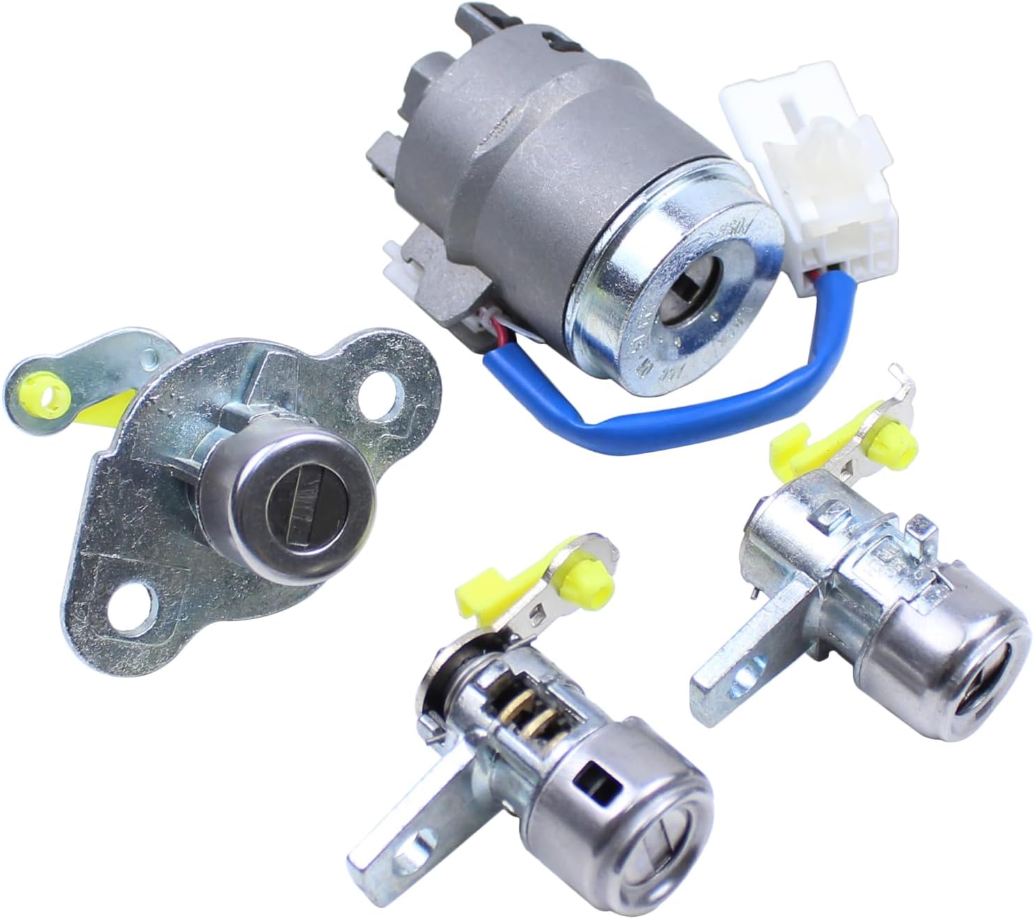 ApplianPar 4Pcs Ignition Door and Trunk Lid Lock Cylinder for Accent 2006 2007 2008 2009 2010 2011