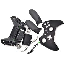 Deal4GO Full Housing Shell Kit w/LB RB Bumper Grips Cover Buttons Thumbsticks Replacement for Xbox One Elite Controller 1 GEN