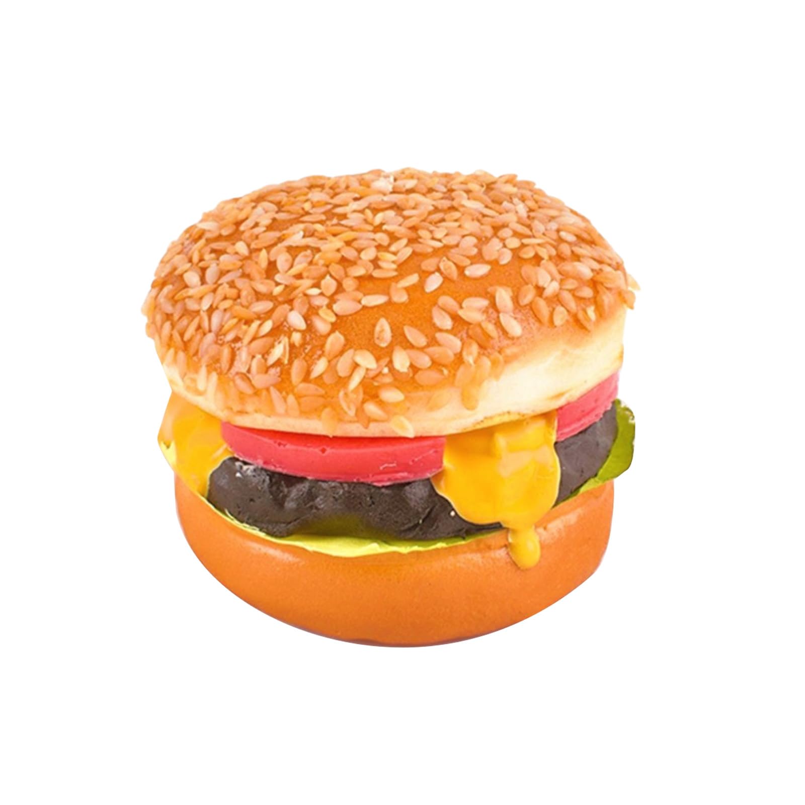 LiRRvb Simulated Hamburger Bread Models Restaurant Display Props Food Model Great for Educational Demonstrations and Home Restaurant Display Props