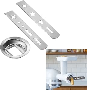 Spritzgebäckvorsatz Set 8 Formen - Edelstahl Zubehör Für Mum 4 & Mum 5 Fleischwolf