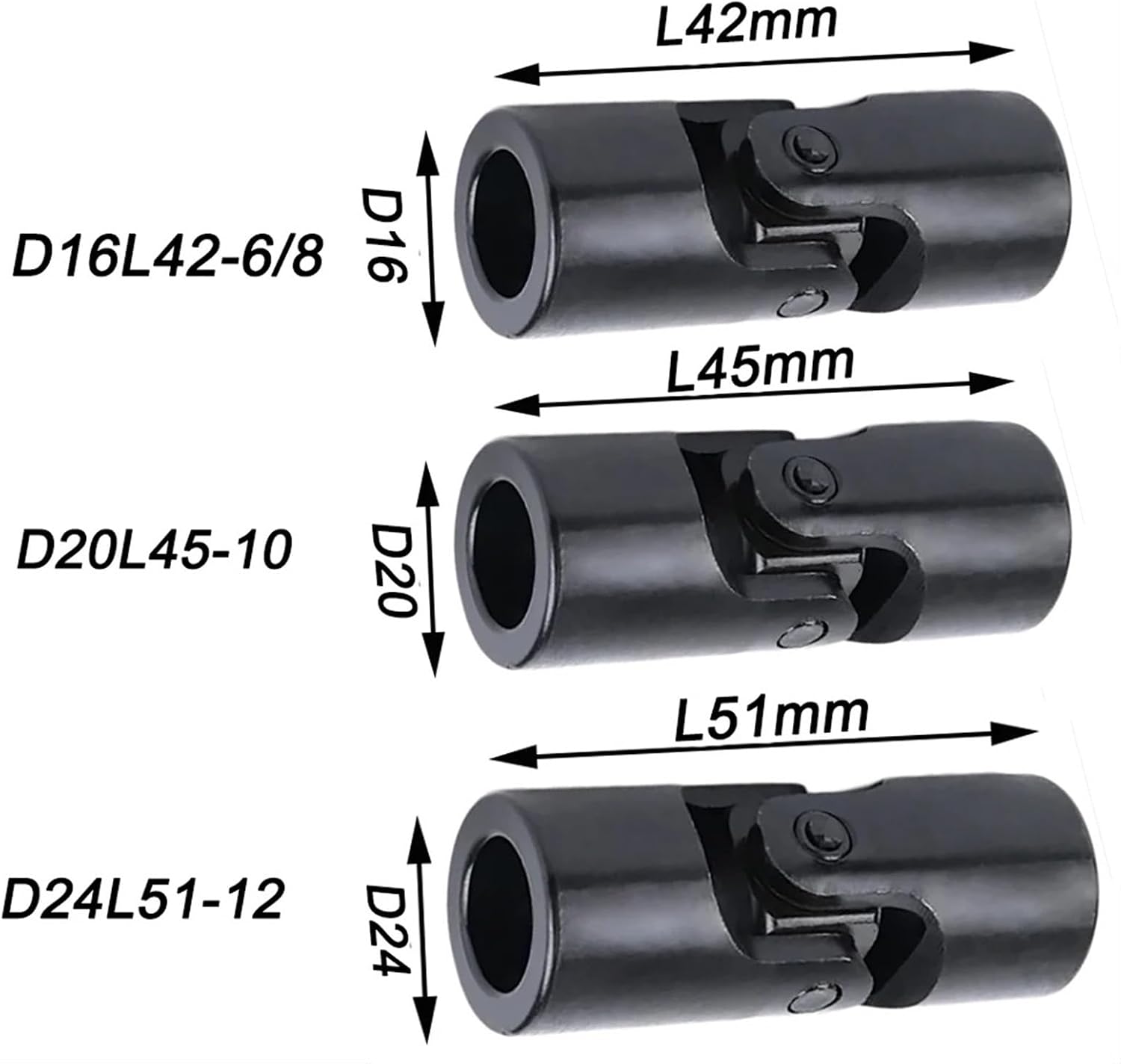 Precision Cross Universal Joint Coupling Transmission Shaft Coupler