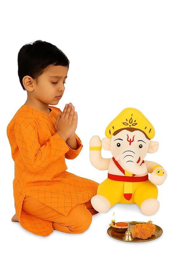 Coolet Baby Plush Ganesha Soft Toy